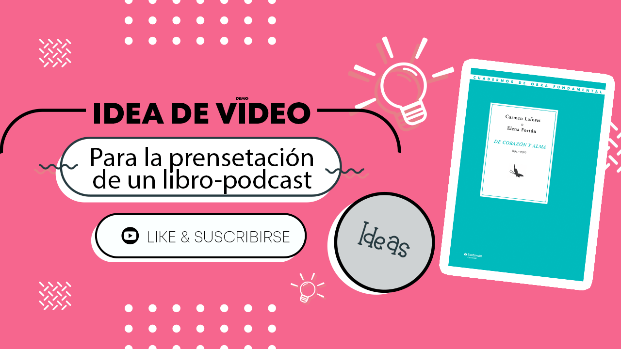 Vídeo para la presentación de un libro-podcast